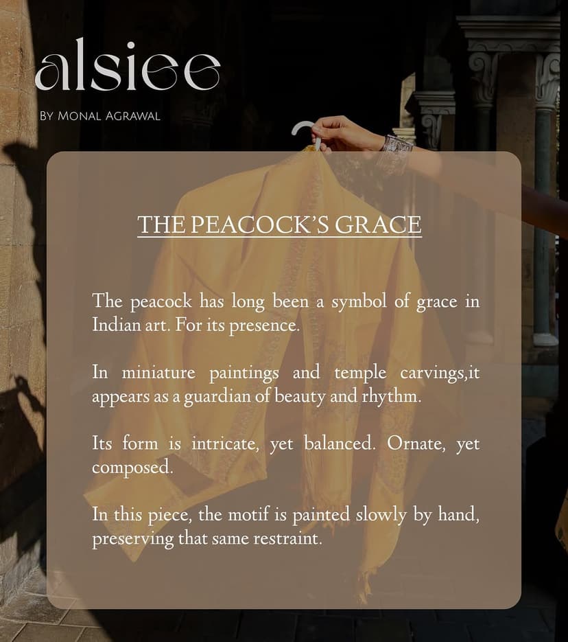 The Peacock's Grace Dupatta