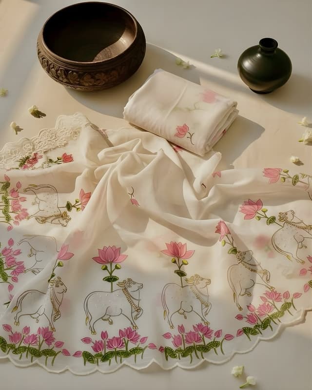 Kamadhenu Chanderi Cotton Dupatta