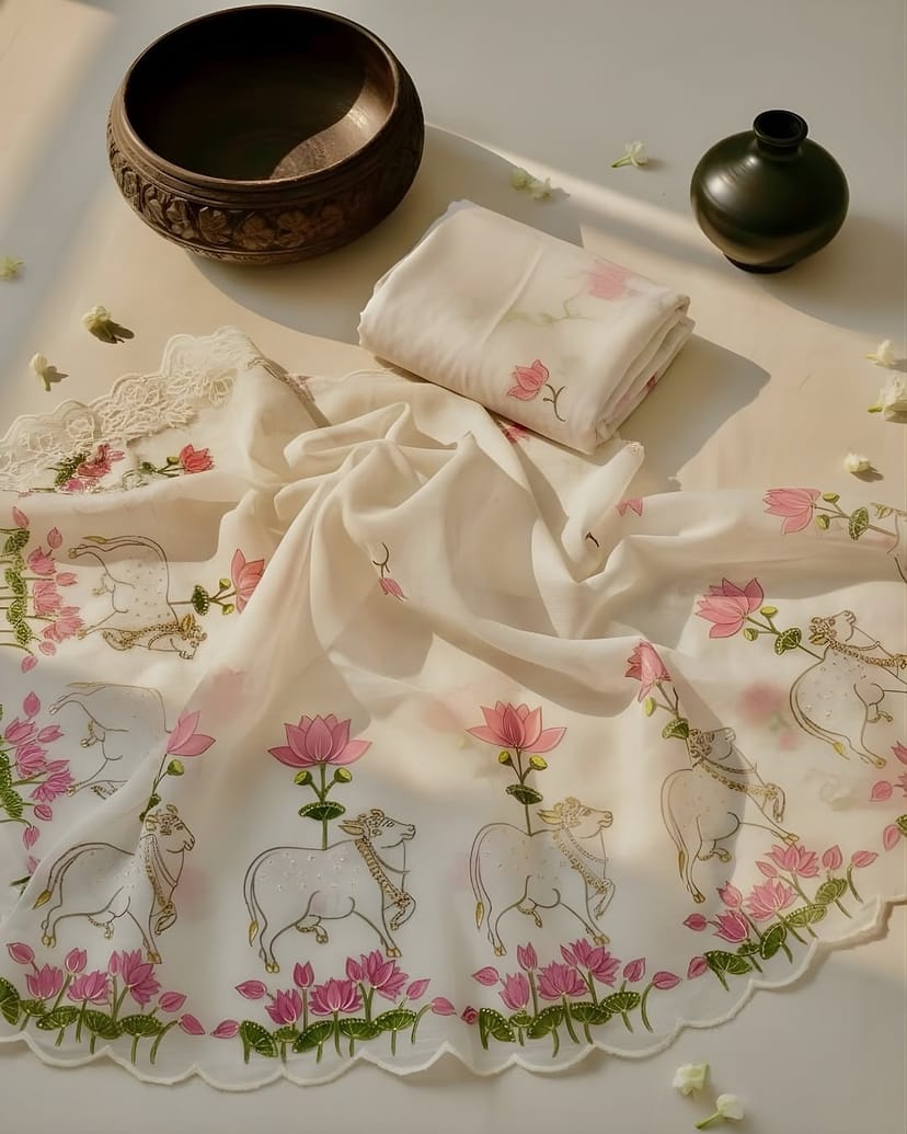 Kamadhenu Chanderi Cotton Dupatta